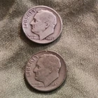 1947 1949 Silver Roosevelt Dimes USA Coins