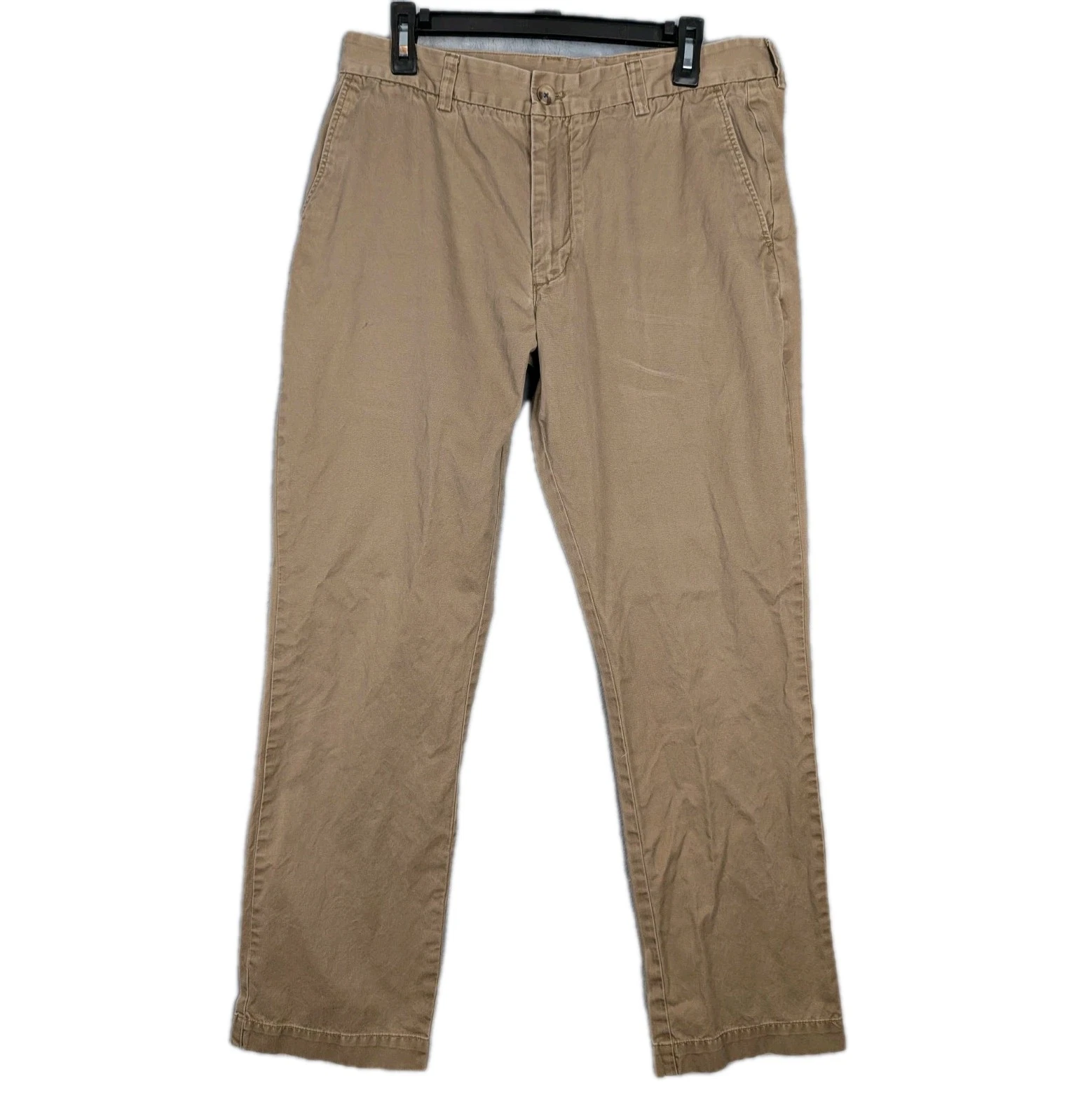 Vineyard Vines Mens 34x32 Dark Tan Khaki Twill Slim Fit Breaker Chino Pants