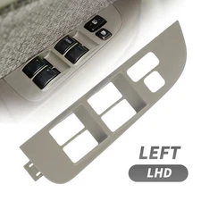 Driver Left Master Power Window Switch Bezel Trim Beige For 98-02 Toyota Corolla
