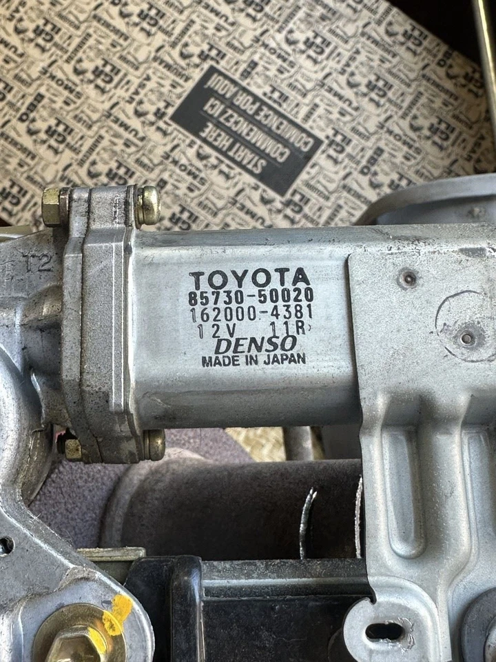 1995 1996 1997 LEXUS LS400 SUNROOF TRACK FRAME WITH TAN SHADE AND MOTOR - Image 3 of 3