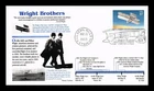 DR JIM STAMPS US COVER WRIGHT BROTHERS FIRST FLIGHT CENTENNIAL FDC THERMOGRAPHED