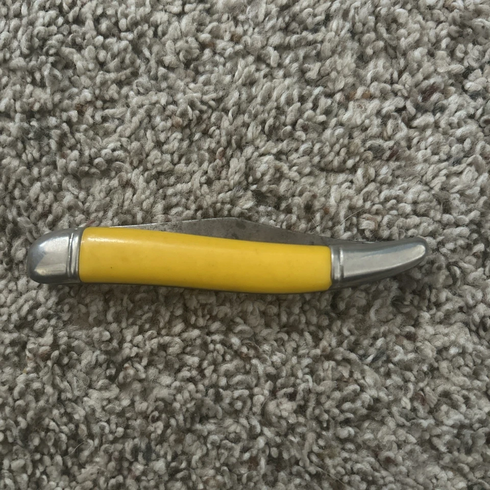 Cuchillo de pez amarillo vintage Imperial Ireland con escalador Foto 2 de 4