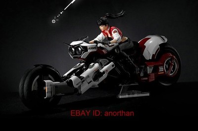 MENG Studio GK001 Ling Cage Bai Yue Kui 1/9 Figure With Motorcycle Model Kit