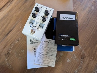 DigiTech SDRUM Guitar Effect Pedal MINT With Original Packaging White