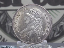 1812 Capped BUST Silver Half Dollar 50c #EC6 East Coast Coin & Collectables, Inc