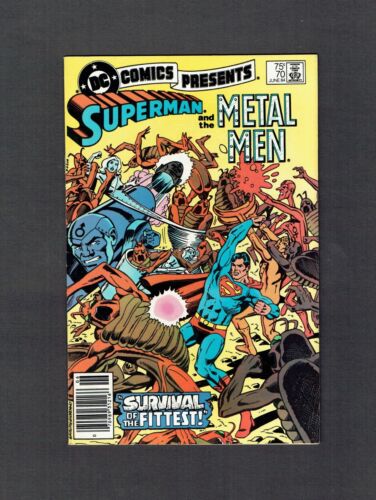 DC Comics Presents #70 Superman & Metal Men DC Comics 1984 FN & Newsstand Copy - Picture 1 of 2