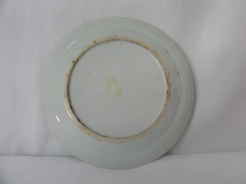 Antigua placa medallón rosa porcelana china de 8" - antigua y finamente detallada - Imagen 10 de 12