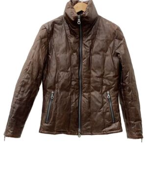 ISAMU KATAYAMA BACKLASH DOWN JACKET 2 LEATHER Brown Used | eBay