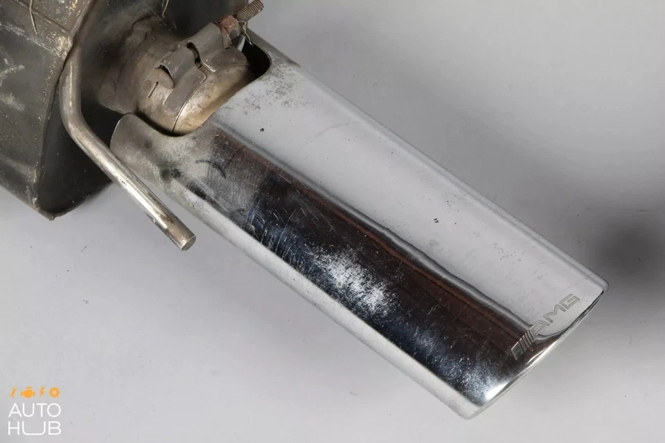 01-02 Mercede W220 S55 CL55 AMG Sport Exhaust Muffler Mufflers Tips Set OEM - Image 3 of 4