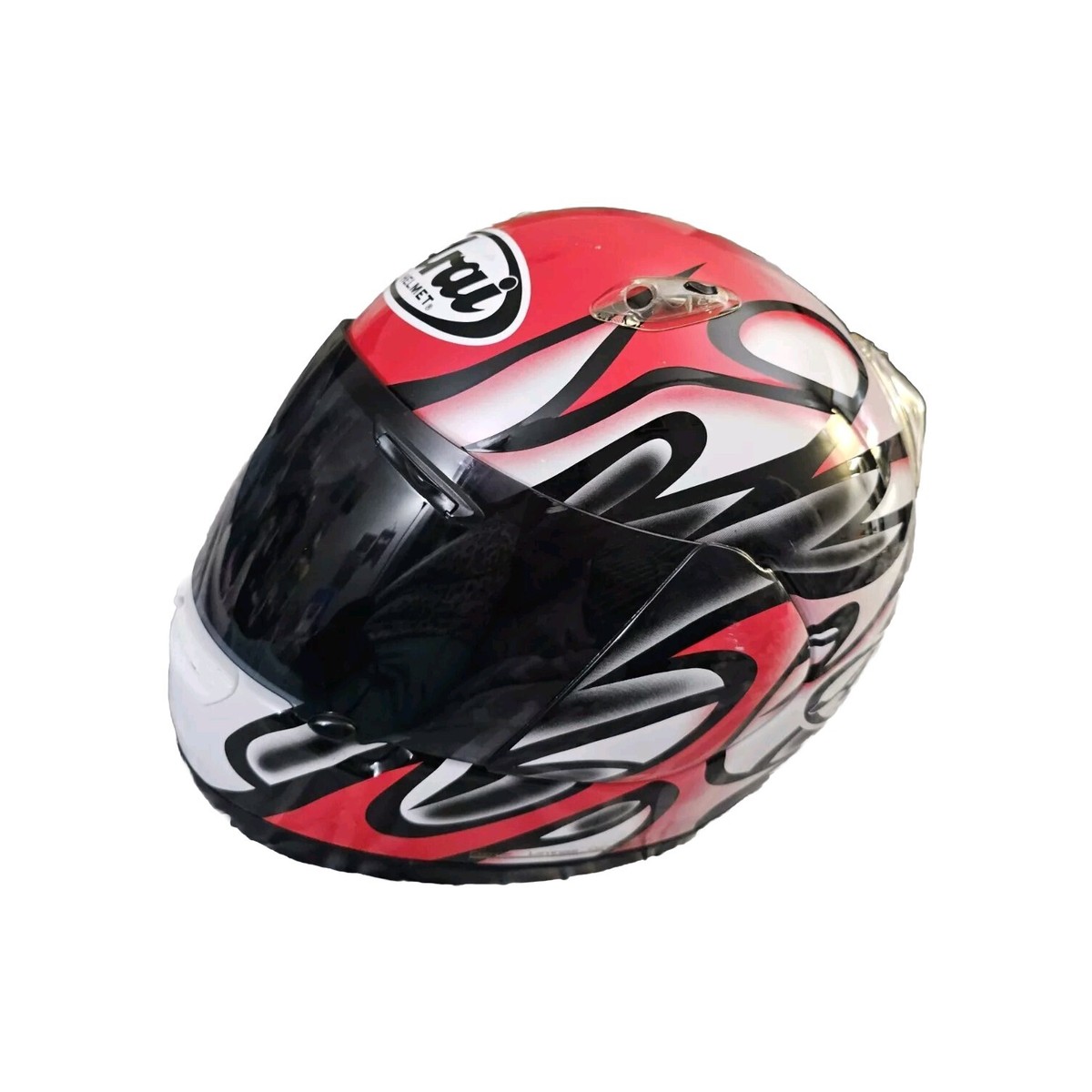 Arai Quantum F Helmet Large Red White Black Vintage | eBay