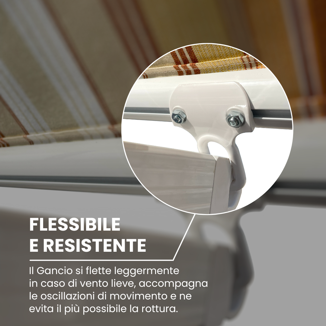 Ke-der 8 Occhielli Per Tubazioni Da Tenda – Ganci Per Guide Da 5-6 Mm E 7-8 Mm, Resistenti, Per Campeggio, Roulotte E Camper
