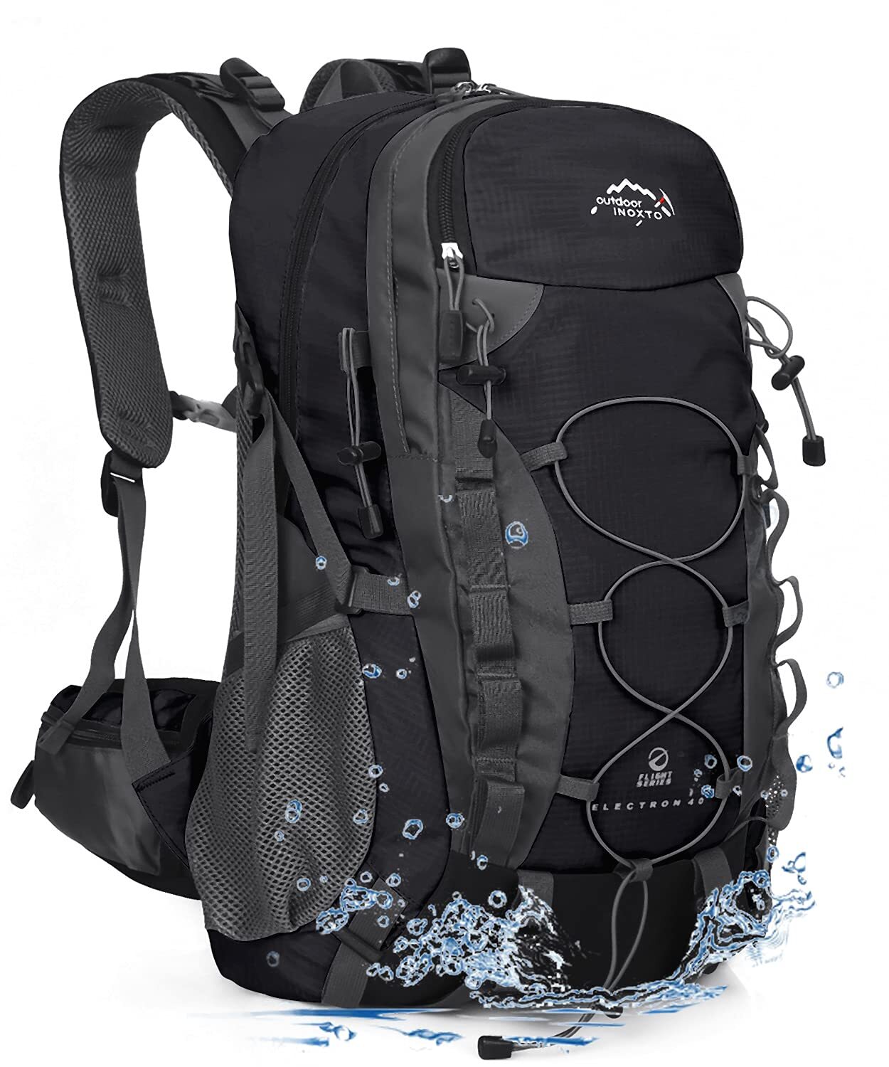 35L 40L Lightweight Hiking Backpack with Waterproof Rain Cover for Day Trips-image