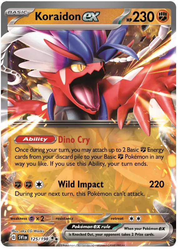 Koraidon ex, Pokémon