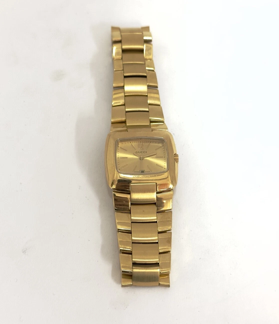 Montre à quartz pour femme plaquée or Gucci YA0855014 8500M