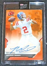 2021 Topps Bowman Next Matt Corral #d 5/5 Autograph Orange On-Card Auto Signed 