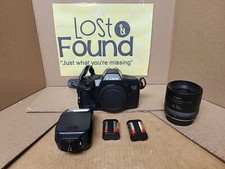 Canon EOS 850 Camera W/ Zoom Lens Flash SOLD AS PARTS ONLY SEE PICS