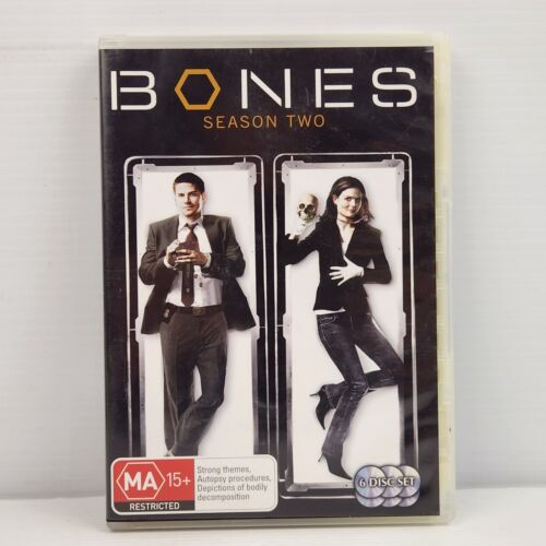 Bones Season 2 | 6-DVD Set Emily Deschanel David Boreanaz Comedy Drama Reg 4 - Foto 1 di 3