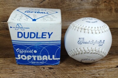 Dudley Official Softball White SB12LND Cork Center  New