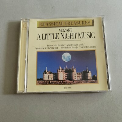 Mozart A Little Night Music (CD 2005) Classical Treasures 