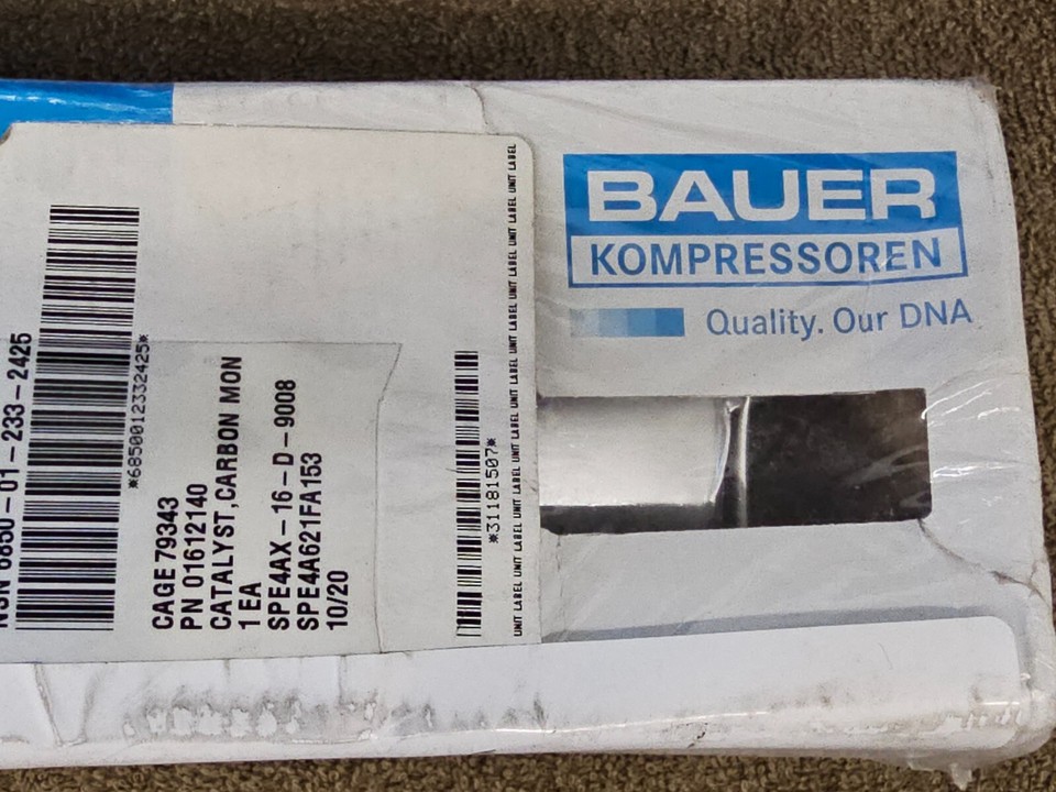 Bauer Kompressoren Carbon Monoxide Filter Dryer Cartridge 058827 P5 P61
