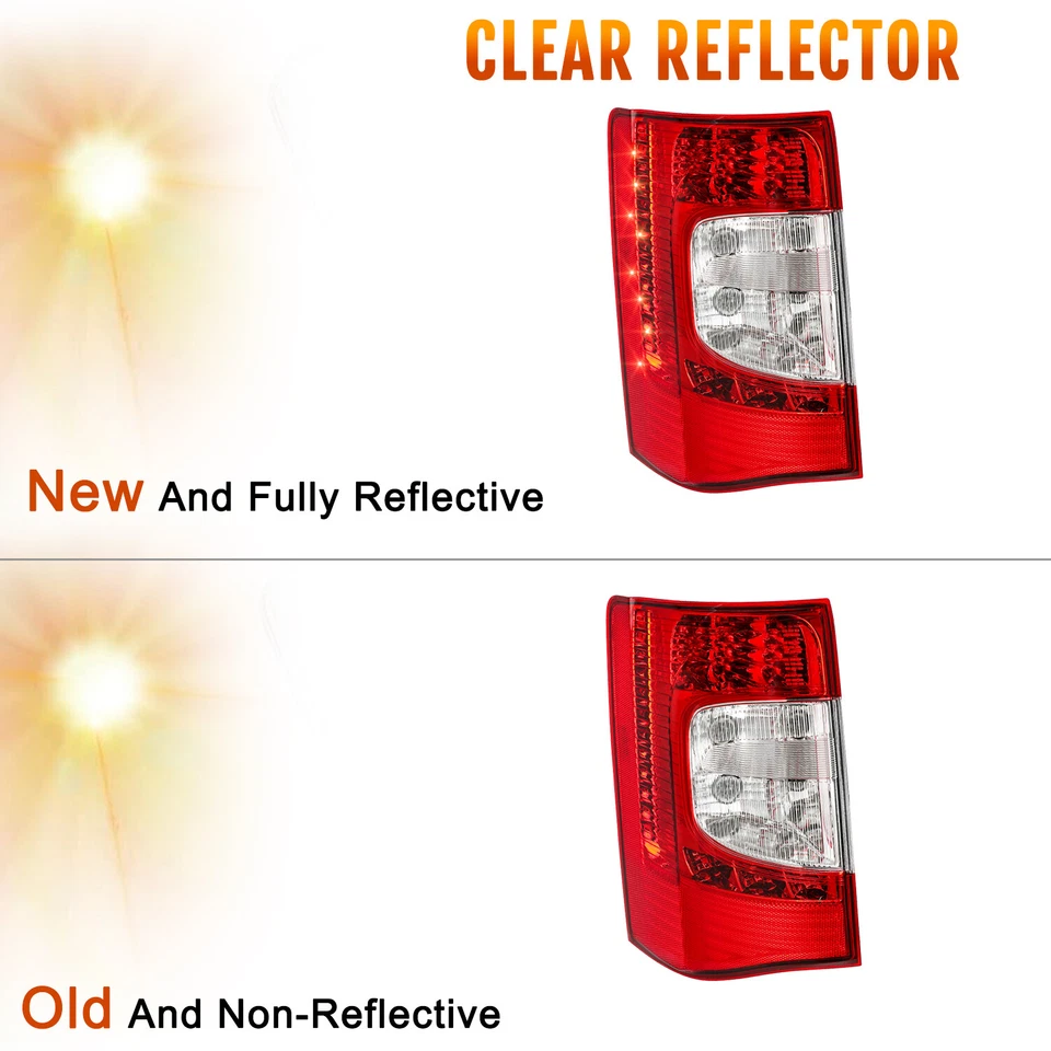 Left Driver Side LED Tail Light Brake Lamp For 2011-2016 Chrysler Town & Country - Image 4 of 4