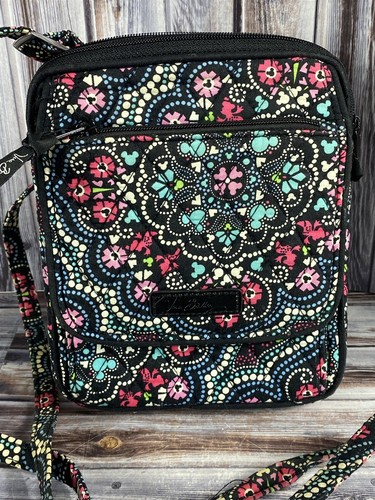 Vera Bradley Hipster Crossbody Quilted Purse - Disney Mickey Medallion Excellent