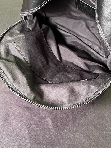 COACH GOTHAM SIGNATURE CANVAS SUEDE CC BLACK LARGE SIZE BACKPACK BAG AUTHENTIC - Picture 4 of 24