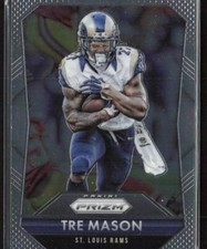 2015 Panini Prizm 157 Tre Mason St. Louis Rams Football Card