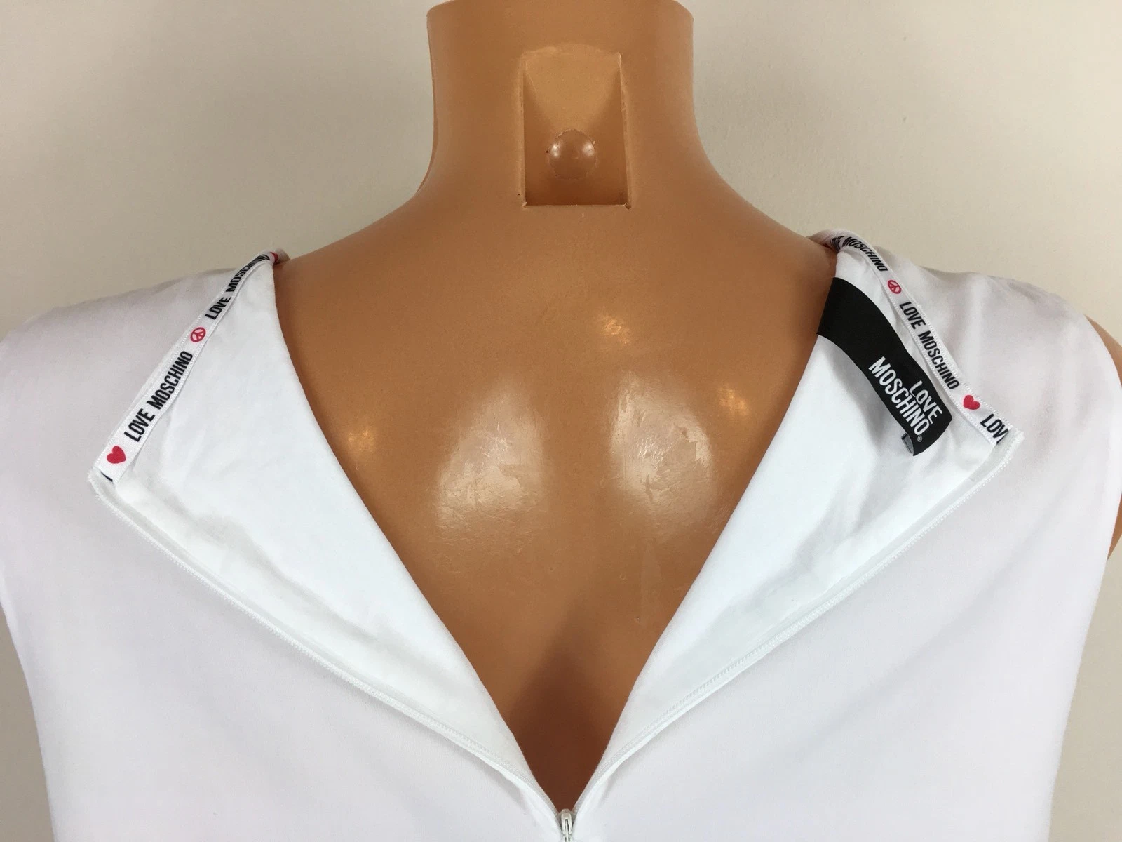 Abito Moschino Love abito estivo tunica abito da cocktail taglia S 36 38 saggio