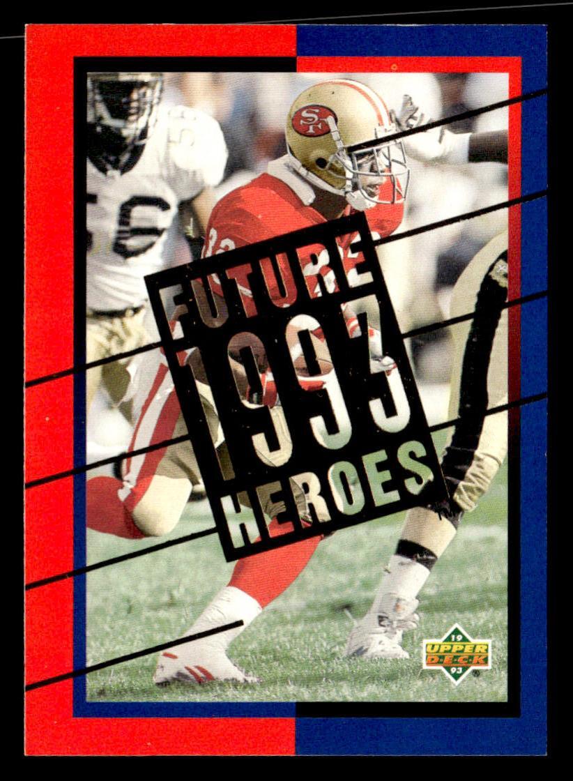 1993 Upper Deck #NNO Ricky Watters Future Heroes Card San Francisco 49ers