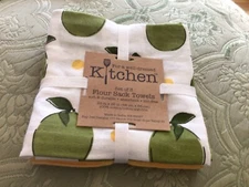 Flour Sack Towels Kay Dee Designs Limes Set of 3 Cotton Dish Towels