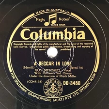 Vintage Shellac Record (A Beggar In Love) (Belle Bell, My Liberty Belle) Columbi