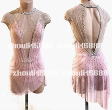 High-end custom skating performance clothing children figure skating performance