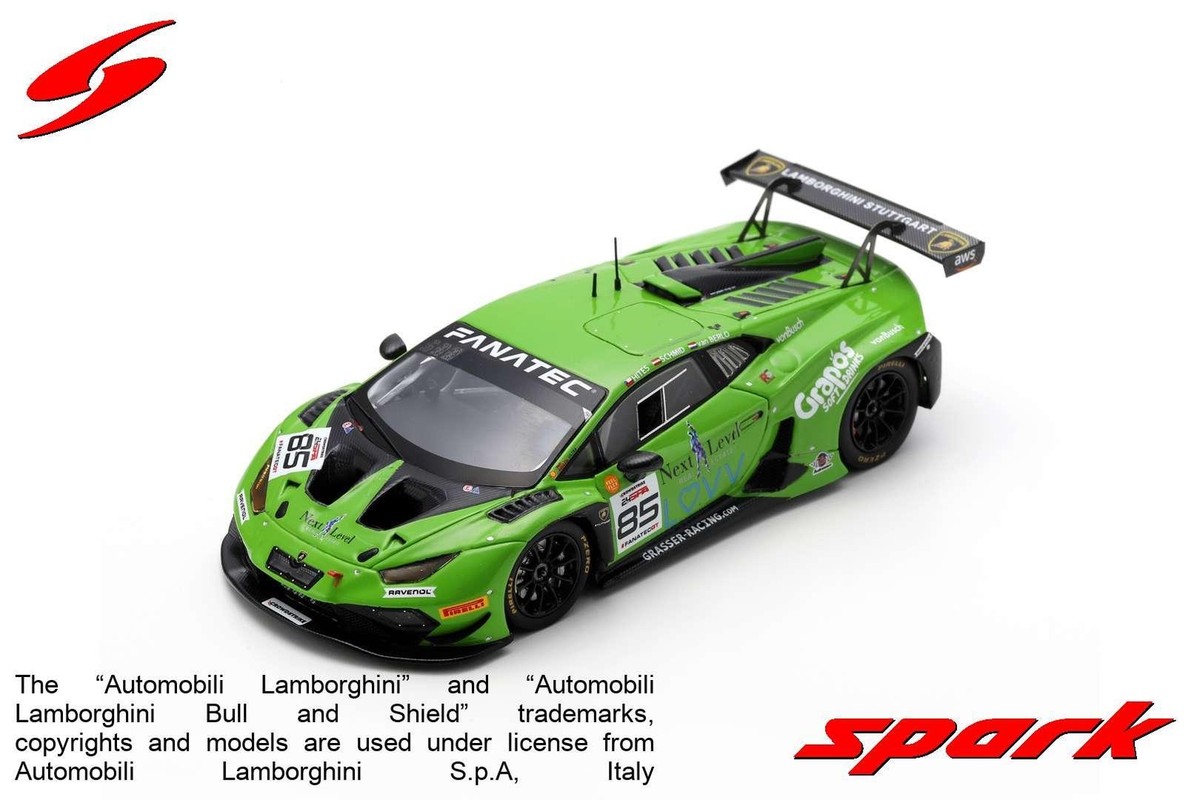 1/43 Lamborghini Huracán GT3 Evo.2 #85 1:43 SPARK Lamborghini Huracan Gt3 Evo 2 #85 Win.Silver Cup