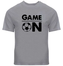Soccer Lover Shirt Funny Tee Printed Letter Game On T-Shirt gift Game on soccer 