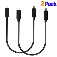 2X Genuine 17CM SanDisk USB-C to USB-C Cable USB 3.1 Gen 2 for Samsung T7 T5 SSD