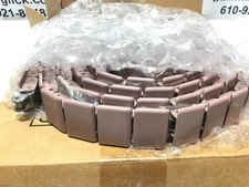 Uni-Chains 40LF843K138 10' x 2" Plastic Slat-Top Conveyor Chain Belt