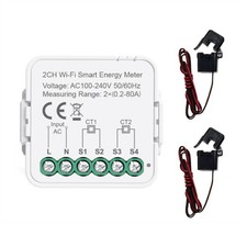 Tuya Smart WiFi Energy Meter Power Sensor Statistician 80A Home Power Monito5020