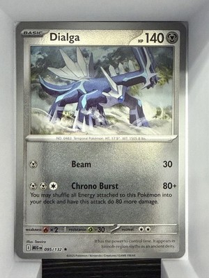 Dialga Reverse Holo Rare ME01: Mega Evolution 095/132 NM