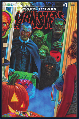 MARK SPEARS MONSTERS #1 (2024) 2ND PRINT TRICK-OR-TREAT VARIANT KEENSPOT 9.4 NM