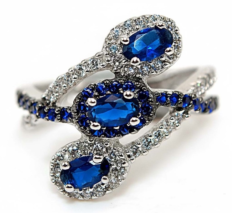 2CT Heat Treated Kyanite 925 Solid Sterling Silver Ring Sz 8 MM4-1