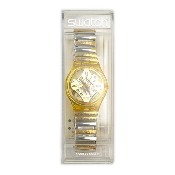 Swatch Gent Flex White Onyx GK160 Armbanduhr 1993