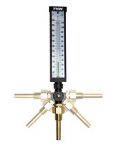 Adjustable Angle Thermometer W/ Well New