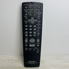 Sharp RRMCG1236AJSB TV/VCR Remote Control - TESTED/WORKS