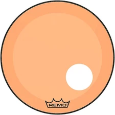 Remo Powerstroke P3 Colortone Orange Resonant Bass Drum Head 22 in.