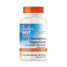 High Absorption Magnesium 240 Tablets 100 Mg 1.67 per thousand milligrams