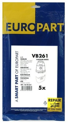 EUROPART - Compatible Goblin W&D 1000 / Exxtra Vacuum Cleaner Dust Bags 5 Pack