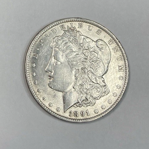 1891-O Morgan Silver Dollar Better Date  Nice AU
