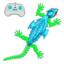 Wall Climbing Gecko Lizard, Robot Geckos Lizards Rechargeable Remote Blue