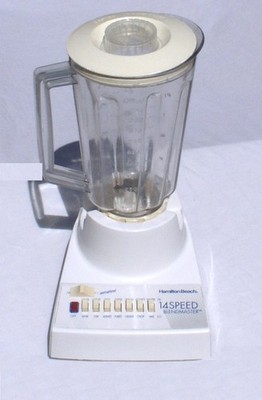 Hamilton Beach 54101 Blendmaster 14 Speed Blender Mixer with Instablend White